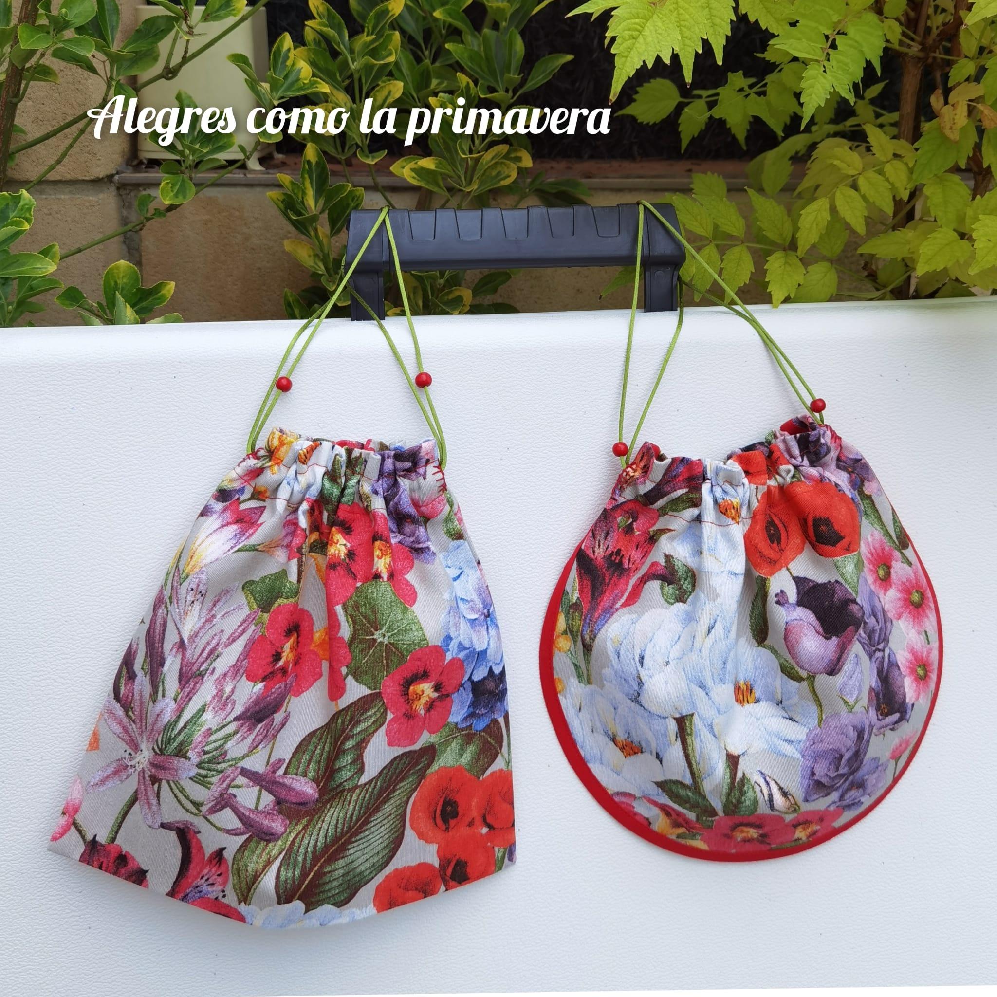 Bolsas alegres de flores