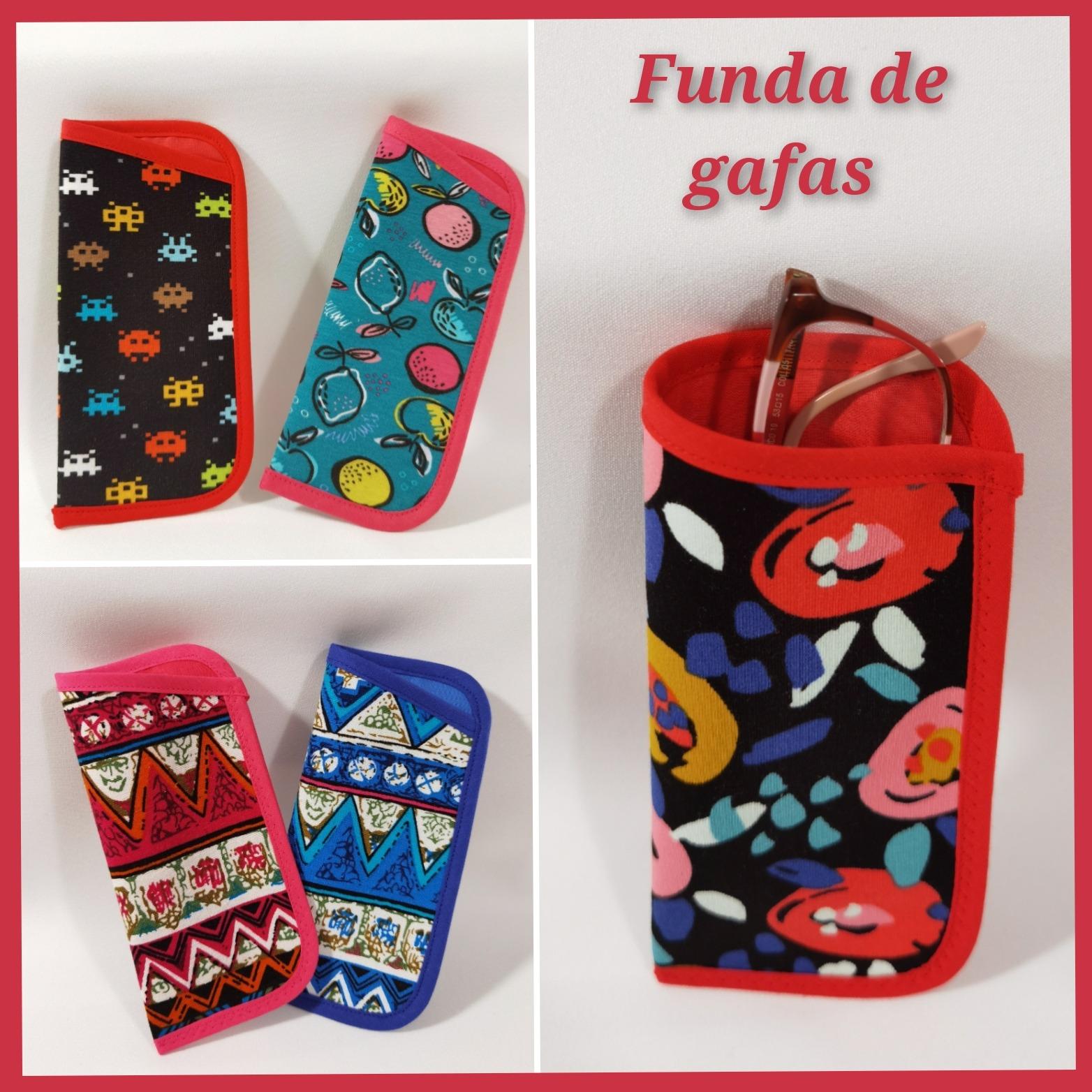 Funda para gafas abierta