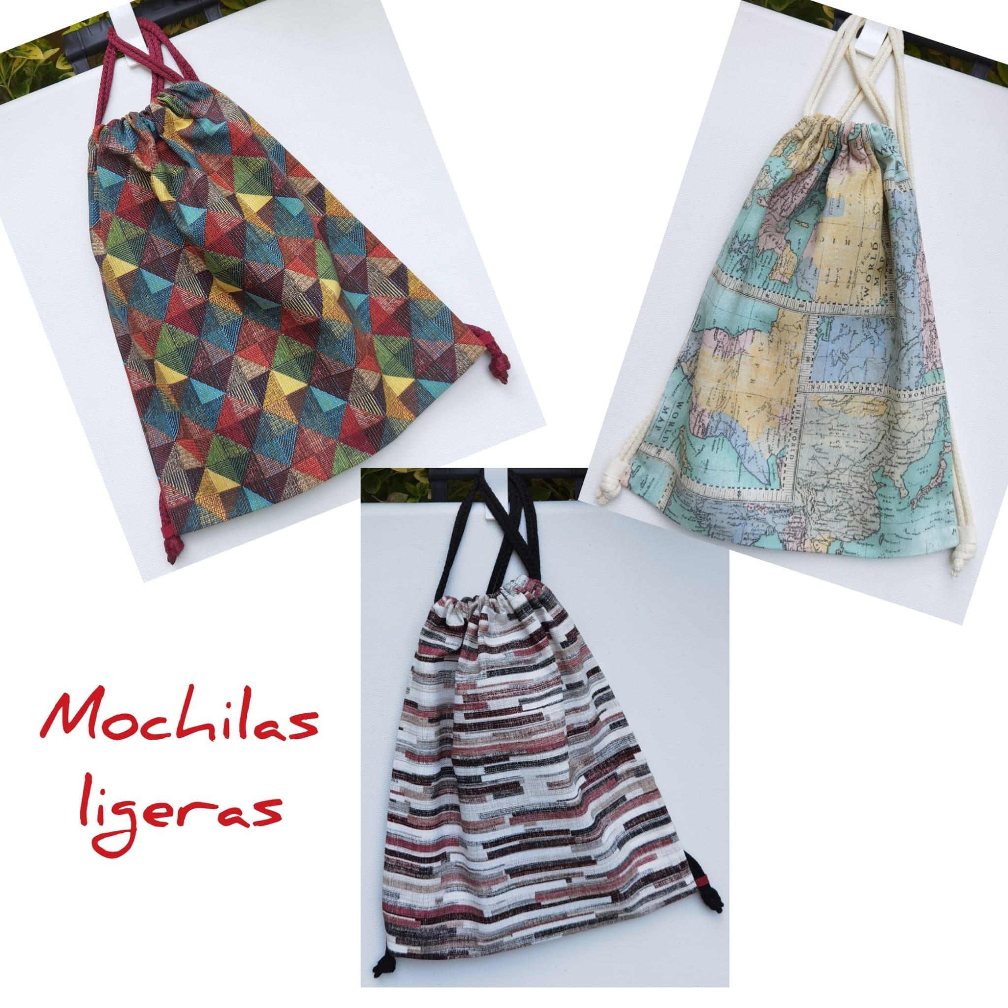 Mochilas de tela ligeras